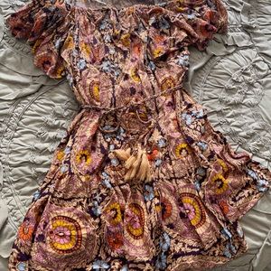 Fall color festive above the knee dress, size xs, Cynthia Rowley